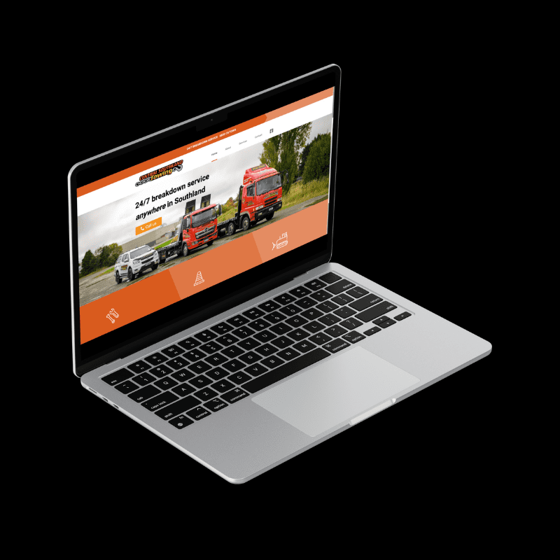 Central Southland Towing – Web Design by Back9Creative Banner Image
