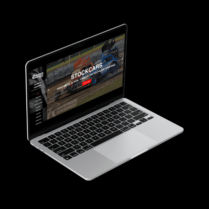 Riverside Speedway – Web Design by Back9Creative Banner Image