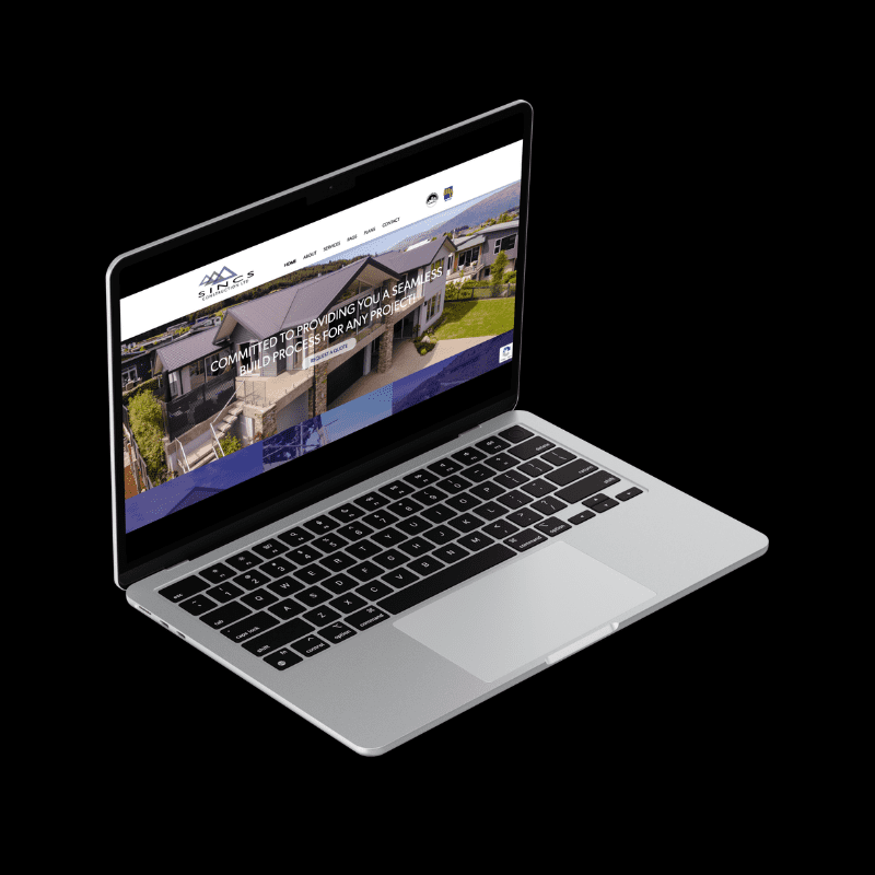 Sincs Construction – Web Design by Back9Creative Banner Image