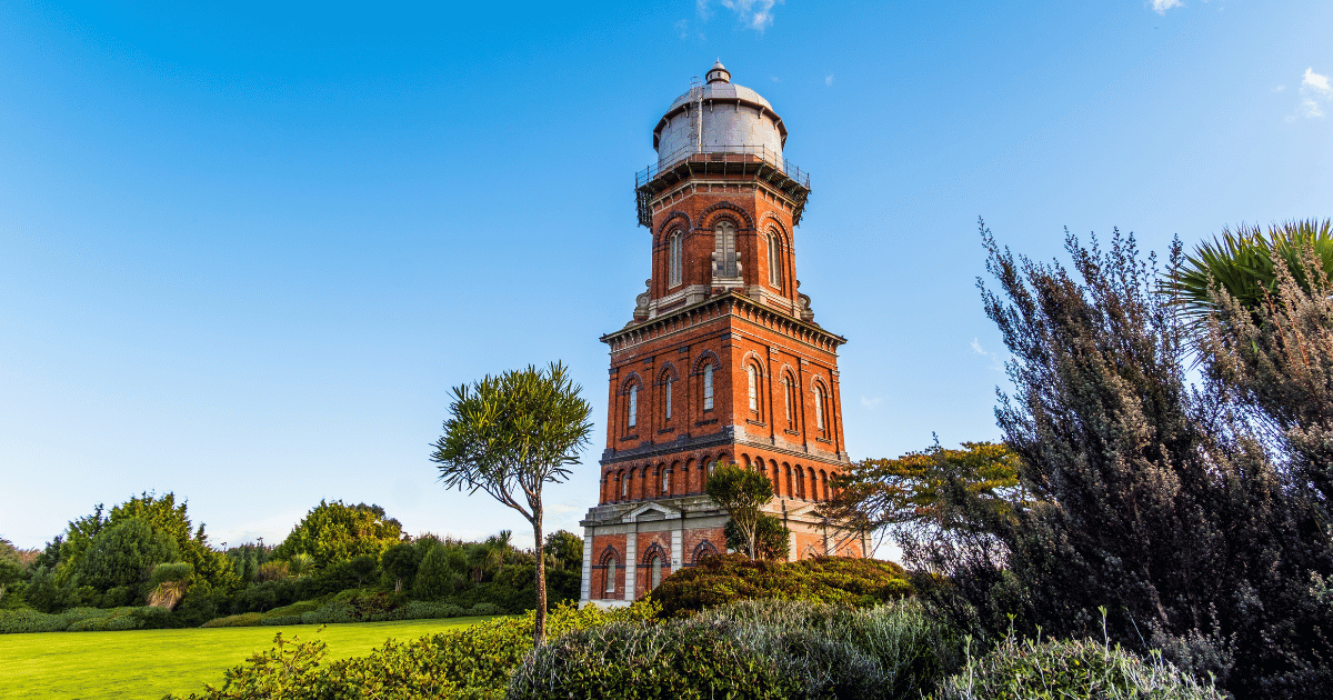 Water Tower landmark located in Invercargill, New Zealand